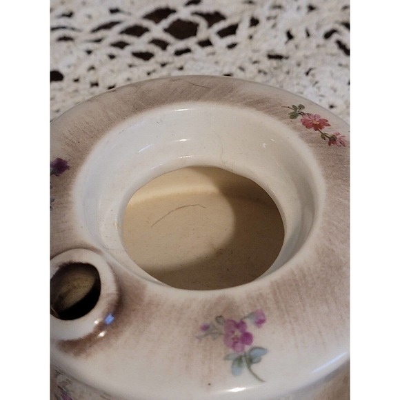 Vintage porcelain inkwell pen holder Bavaria boy and dog - Picture 5 of 9